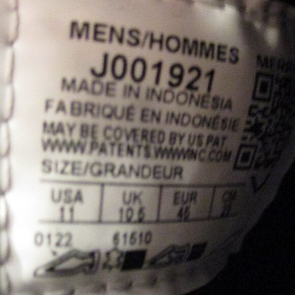 Merrell Men Size 11 Black Casual Outdoors Travel Top Slide On Shoes - Picture 12 of 13